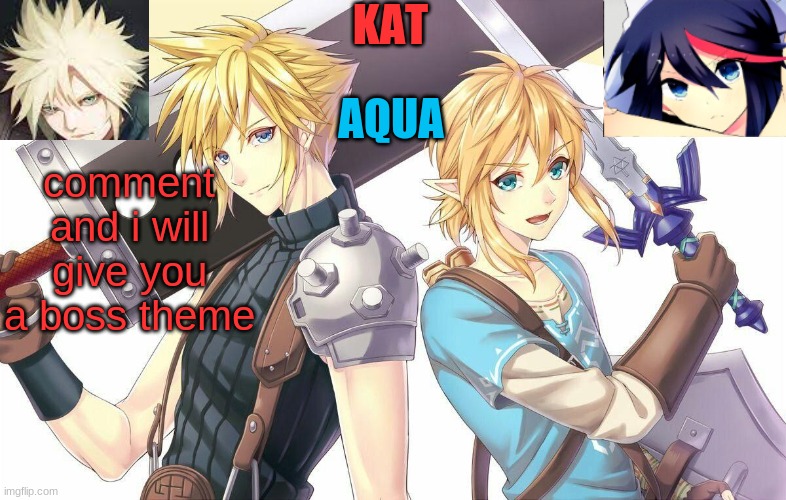 ff7xbotw announcement template | comment and i will give you a boss theme | image tagged in ff7xbotw announcement template | made w/ Imgflip meme maker