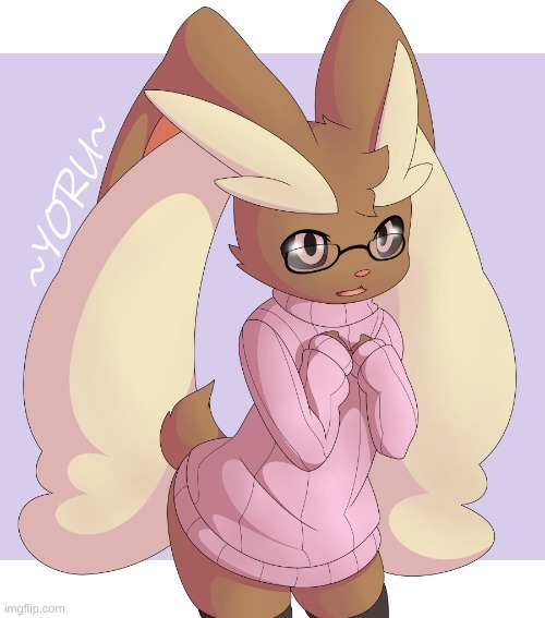 Technically Lopunny could shave it's arm fur and wear a sweater. Ngl it looks great in this sweater... I'm a lil jealous | made w/ Imgflip meme maker