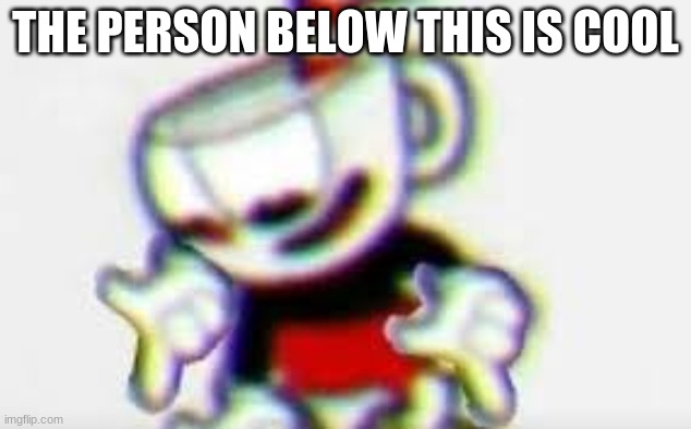 ANOTHER ONE XD | THE PERSON BELOW THIS IS COOL | image tagged in the person below is | made w/ Imgflip meme maker