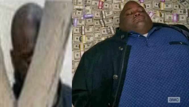 Sneaky shaq after Huell money | image tagged in shaq meme | made w/ Imgflip meme maker