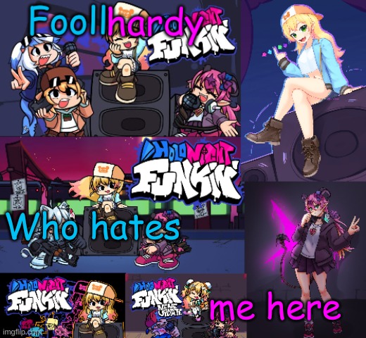 Boredom | me here; Who hates | image tagged in holonight fnf | made w/ Imgflip meme maker