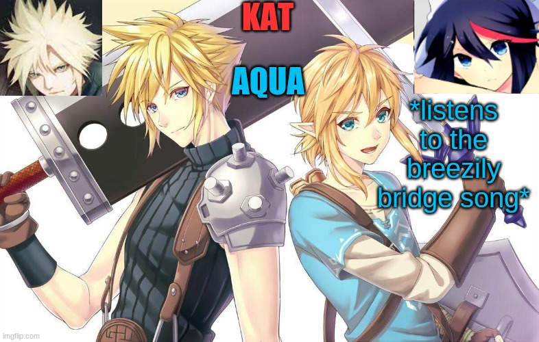 ff7xbotw announcement template | *listens to the breezily bridge song* | image tagged in ff7xbotw announcement template | made w/ Imgflip meme maker