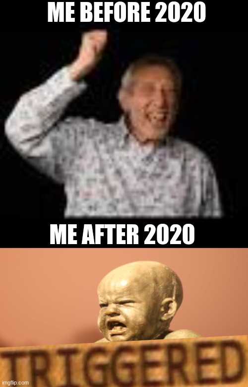 2020-2021 is just plain old gay | ME BEFORE 2020; ME AFTER 2020 | image tagged in 2020 sucks | made w/ Imgflip meme maker