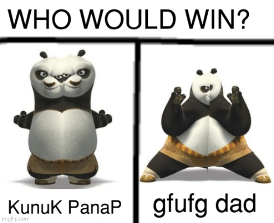 *casually tries not to laugh at this or i'll get caught | image tagged in memes,kung fu panda,who would win | made w/ Imgflip meme maker