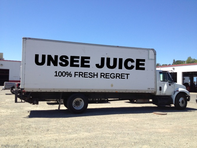 High Quality Unsee juice truck Blank Meme Template