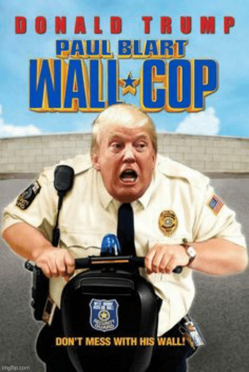 *DIES OF LAUGHTER | image tagged in memes,trump,wall | made w/ Imgflip meme maker