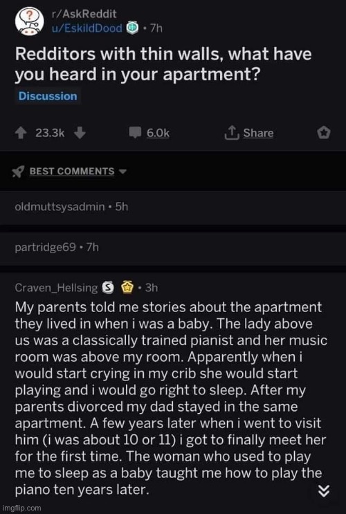 Awww dat is a wholesome | image tagged in thin walls piano,wholesome,piano,growing up,learning,repost | made w/ Imgflip meme maker