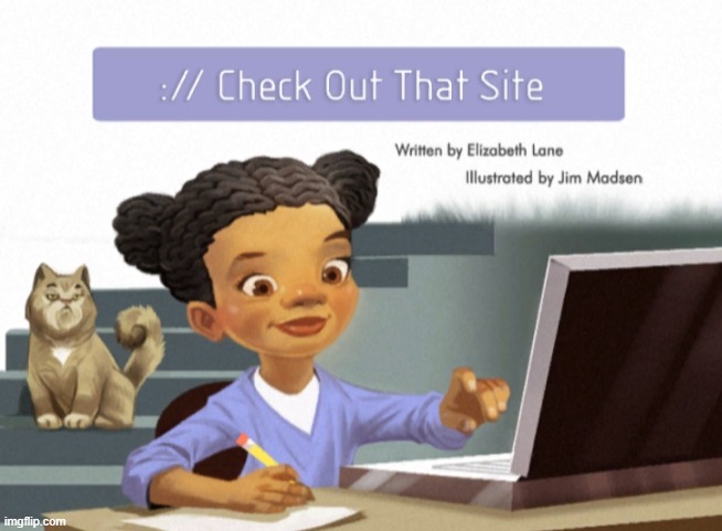 Check out that site | image tagged in check out that site | made w/ Imgflip meme maker