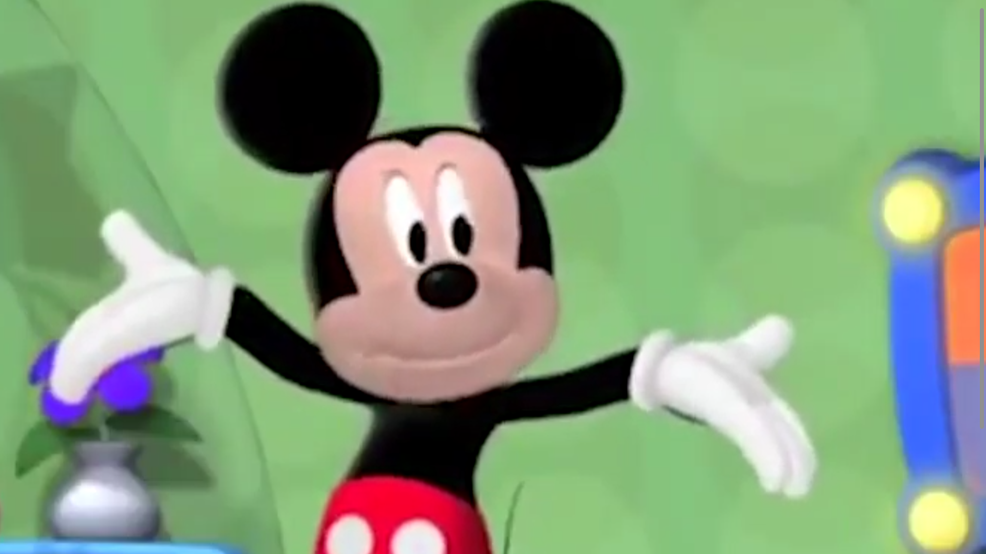 High Quality Side-eyed Mickey Blank Meme Template