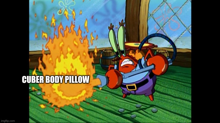 Mr krabs hotsell body pillow