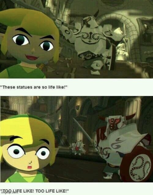 poor toon link | made w/ Imgflip meme maker
