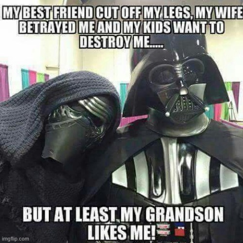 a funny star wars meme i wanted to share | image tagged in star wars,memes,funny | made w/ Imgflip meme maker