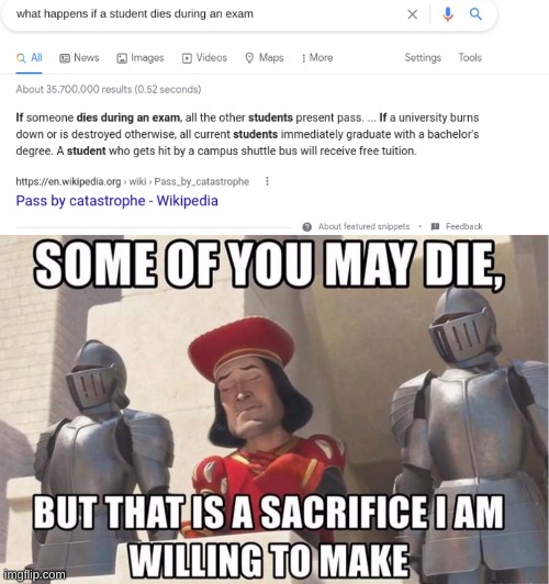 someone bout to die | image tagged in some of you may die | made w/ Imgflip meme maker