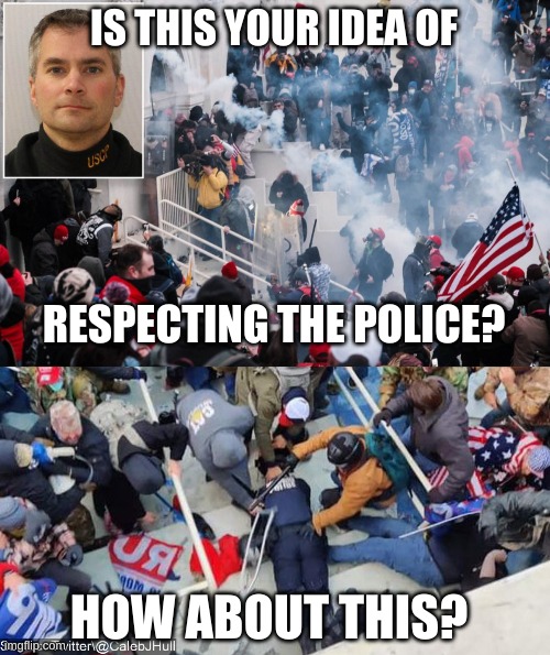 IS THIS YOUR IDEA OF RESPECTING THE POLICE? HOW ABOUT THIS? | made w/ Imgflip meme maker