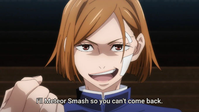 High Quality Jujutsu Kaisen I'll Meteor Smash so you can't come back Blank Meme Template