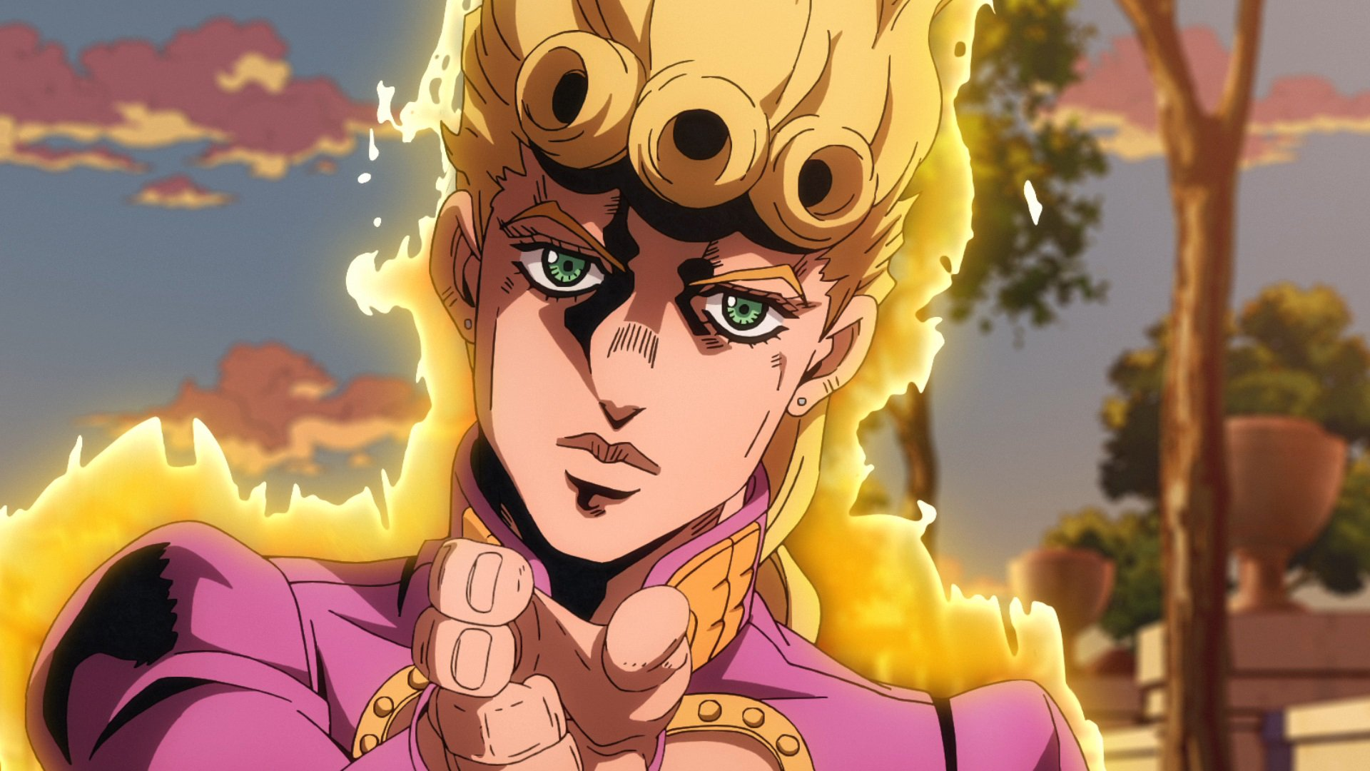 High Quality JoJo's Bizarre Adventure Giorno Giovanna Blank Meme Template