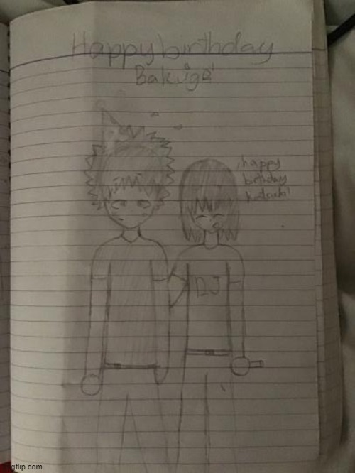 Sketch for Bakuboi's bday | made w/ Imgflip meme maker