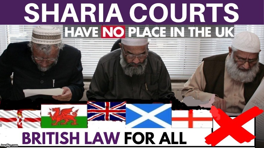 British Law - accept no other ! | image tagged in sharia law | made w/ Imgflip meme maker