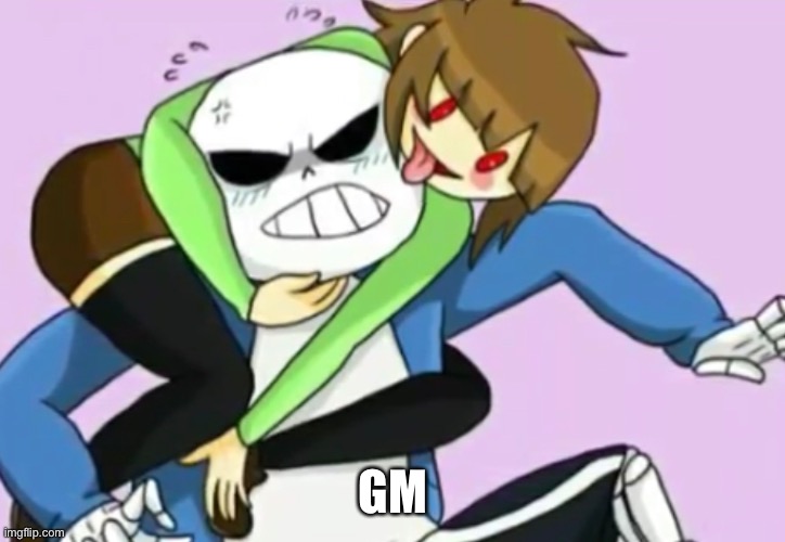 .-. | GM | image tagged in bruh | made w/ Imgflip meme maker