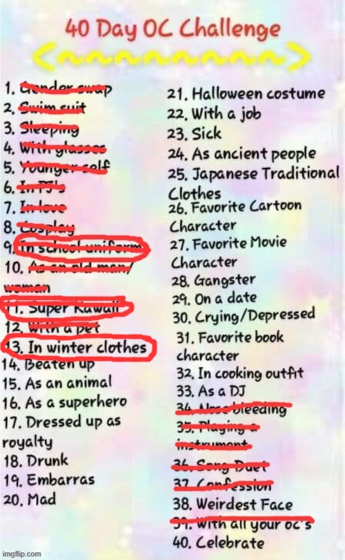 todays oc challenge | made w/ Imgflip meme maker