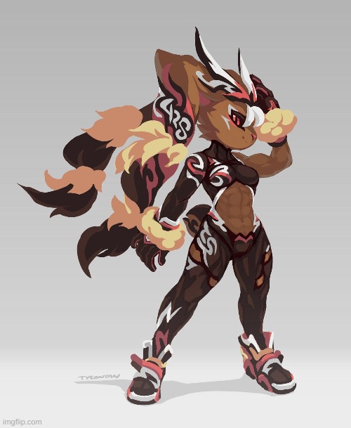 Modernized Lopunny | image tagged in not my art | made w/ Imgflip meme maker