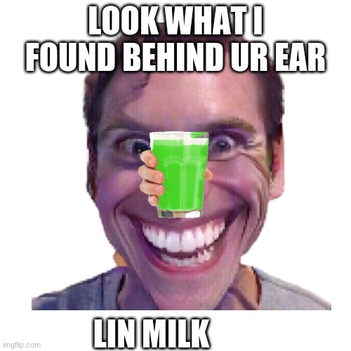 what it feel like to be zoom bombed | LOOK WHAT I FOUND BEHIND UR EAR; LIN MILK | image tagged in zoom | made w/ Imgflip meme maker
