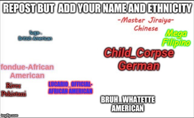 Mega
Filipino | made w/ Imgflip meme maker