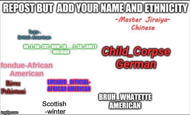 OK_I_GO_CRY_NOW_IG___I_SO_LONELY
~NIGERIAN | made w/ Imgflip meme maker