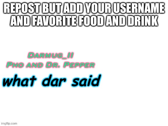 e | what dar said | made w/ Imgflip meme maker