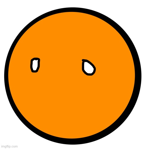 Orange Polandball | image tagged in orange polandball | made w/ Imgflip meme maker