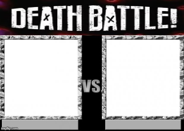 High Quality DEATH BATTLE! (2017 Logo Update) Blank Meme Template