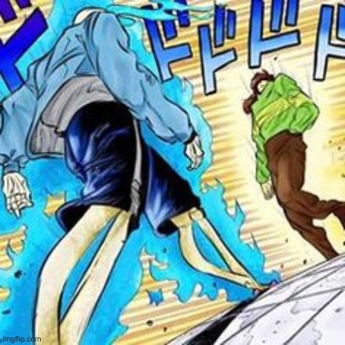 jojo reference | image tagged in memes,jojo's bizarre adventure,undertale | made w/ Imgflip meme maker