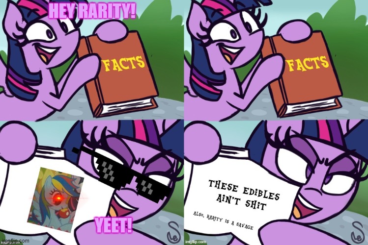 What I do during Biology but it's doubled. | image tagged in my little pony,facts,twilight sparkle | made w/ Imgflip meme maker