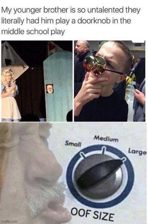 image tagged in oof size large | made w/ Imgflip meme maker
