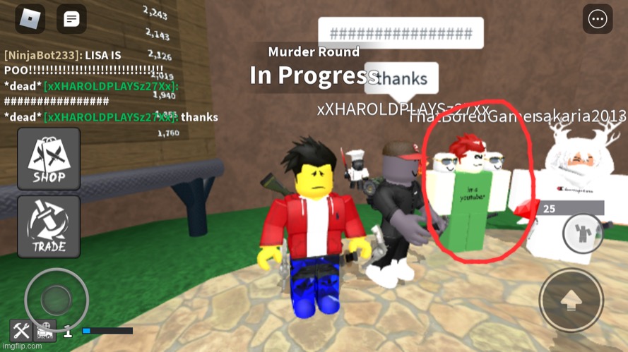 I meet bored gamer roblox | made w/ Imgflip meme maker