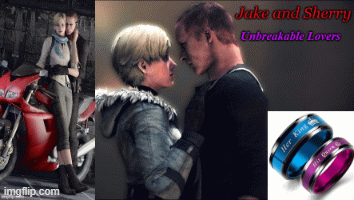 Sherry and Jake Love | image tagged in resident evil 6,jake and sherry | made w/ Imgflip images-to-gif maker