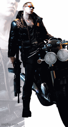 Biker Jake Muller | image tagged in jake muller,resident evil 6,extra costume | made w/ Imgflip images-to-gif maker