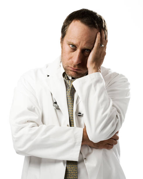 High Quality Frustrated Doctor Blank Meme Template