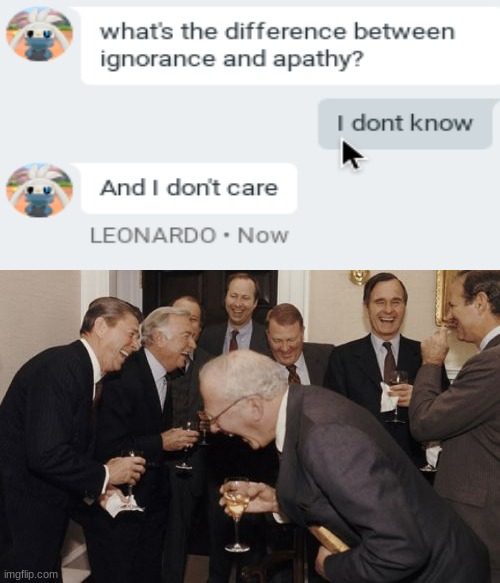 IDK and IDC | image tagged in memes,laughing men in suits | made w/ Imgflip meme maker