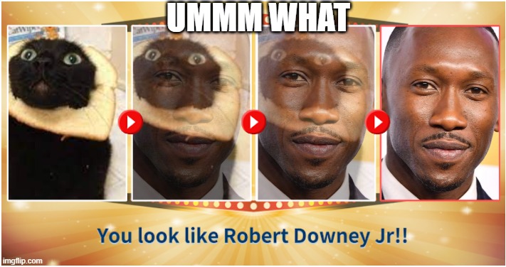 thats not even robert downy jr | UMMM WHAT | image tagged in what | made w/ Imgflip meme maker
