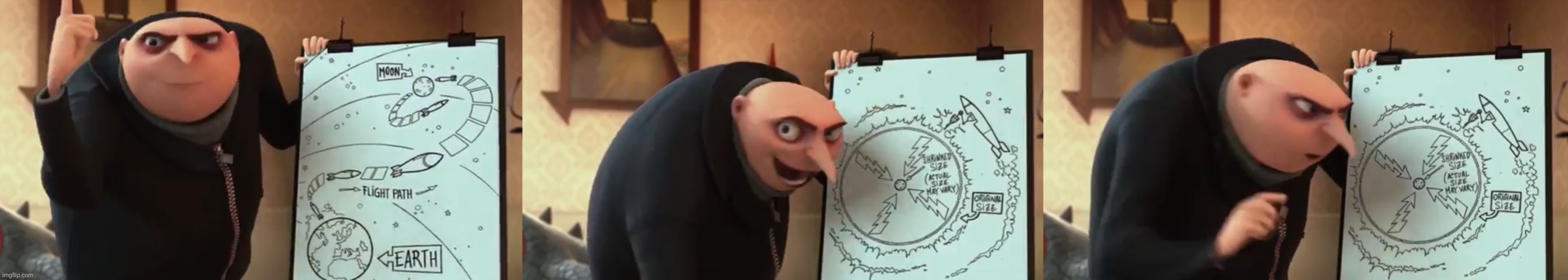 Gru’s Plan but cursed | made w/ Imgflip meme maker
