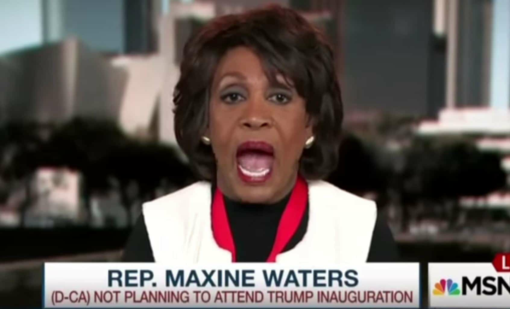 Maxine Waters open mouth 5 Blank Meme Template