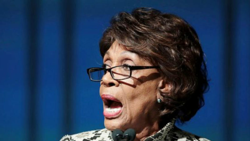 High Quality Maxine Waters open mouth 8 Blank Meme Template