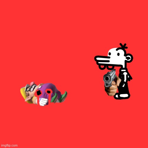 Manny Heffley shoots Wario.mp3 | image tagged in memes,blank transparent square,wario_dies,wario dies,wario gets shot,diary of a wimpy kid | made w/ Imgflip meme maker