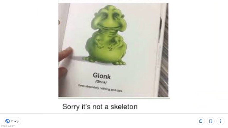 Yeah, sorry. | image tagged in glonk | made w/ Imgflip meme maker