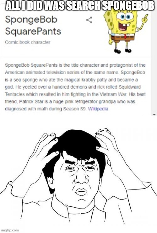 What?  Google you crazy monster. | image tagged in jackie chan wtf | made w/ Imgflip meme maker