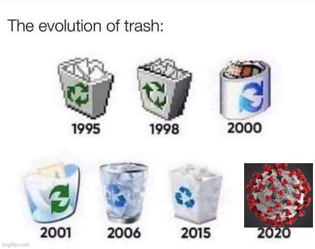 The evolution of trash | image tagged in the evolution of trash | made w/ Imgflip meme maker