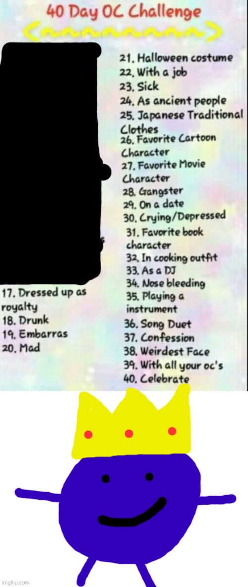 Day #17 | image tagged in 40 day oc challenge | made w/ Imgflip meme maker