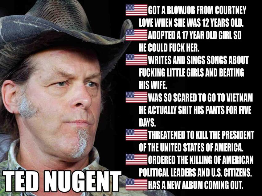 High Quality ted nugent Blank Meme Template