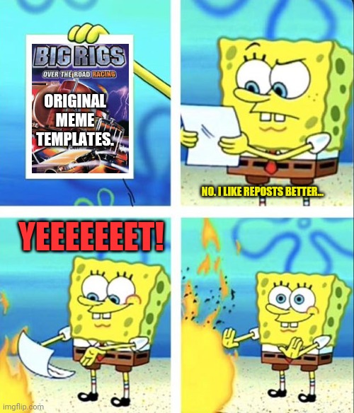 SpongeBob meme template 😛 : r/spongebob